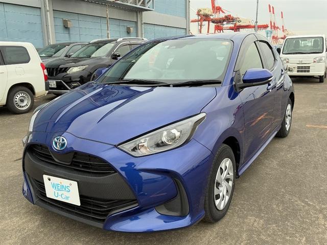 ヤリス(トヨタ) ハイブリッドＸ　寒冷地　カーテンエアバッグ　イモビライザー　スマートキー＆プッシュスタート　バックモニター　ワイヤレスキー　ドラレコ　ＡＢＳ　ナビ　オートクルーズ　ミュージックプレイヤー接続可　Ｗエアバック　ＥＴＣ 中古車画像