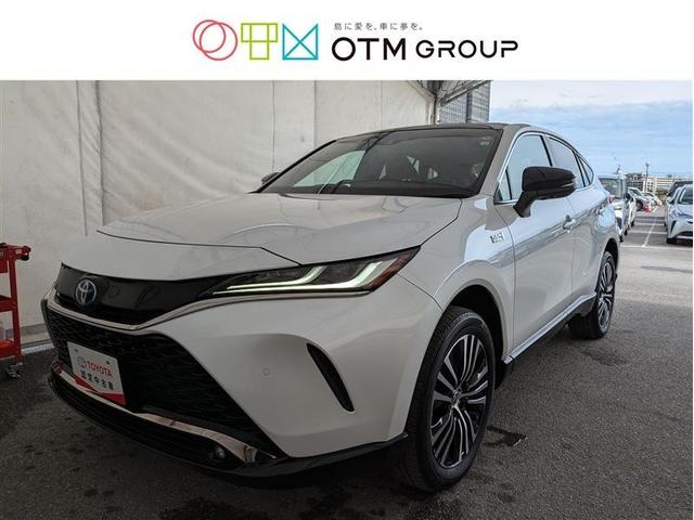 沖縄県の中古車ならハリアーＰＨＥＶ Ｚ　サンルーフ　４ＷＤ　フルセグ　メモリーナビ　ミュージックプレイヤー接続可　バックカメラ　衝突被害軽減システム　ＥＴＣ　ドラレコ　ＬＥＤヘッドランプ　記録簿