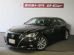 クラウンハイブリッド アスリートG 整備記録簿 セキュリティー LEDヘッドライト 地デジ インテリジェントクリアランスソナー TVナビ 本革シート メモリーナビ Wエアバック カーテンエアバック リアカメラ クルコン DVD可 ABS 中古車画像