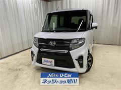 タント カスタムXセレクション 4WD フルセグ メモリーナビ DVD再生 ミュージックプレイヤー接続可 バックカメラ 衝突被害軽減システム ETC ドラレコ 両側電動スライド LEDヘッドランプ アイドリングストップ 中古車画像