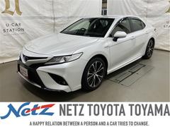 カムリ WSレザーパッケージ フルセグ メモリーナビ DVD再生 ミュージックプレイヤー接続可 バックカメラ 衝突被害軽減システム ETC ドラレコ LEDヘッドランプ ワンオーナー 中古車画像