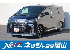 アルファード 2.5S Cパッケージ 革シート サンルーフ フルセグ メモリーナビ DVD再生 後席モニター 衝突被害軽減システム ETC ドラレコ 両側電動スライド LEDヘッドランプ 乗車定員7人 3列シート ワンオーナー フルエアロ 中古車画像