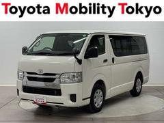 ハイエースバン DX GLパッケージ 衝突被害軽減ブレーキ 車検整備付 インテリジェントクリアランスソナー ドラレコ 車線逸脱警報 電動格納ドアミラー オートライト 横滑り防止装置 オートハイビーム キーレスエントリー エアコン 記録簿 中古車画像