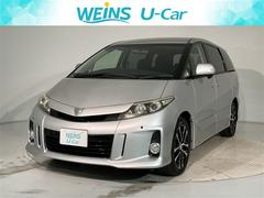 エスティマ アエラス Rカメラ イモビライザー DVD再生可能 地デジTV Sキー 整備記録簿 ナビTV デュアルエアバック AUX エアコン アルミ PS クルコン HDDナビ ETC 3列 パワーウィンドウ ABS 中古車画像