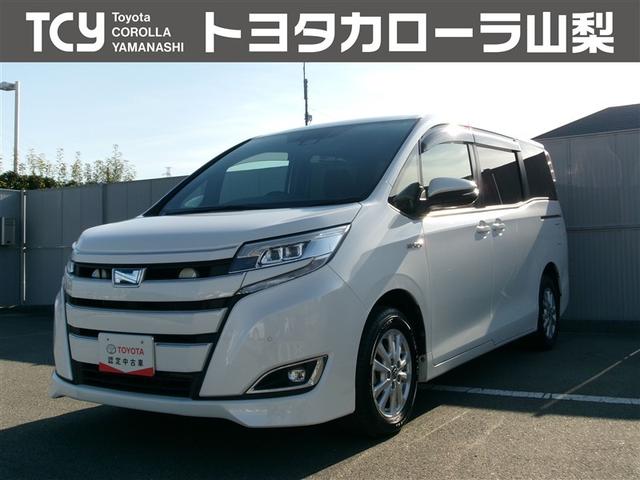 ノア(トヨタ) ハイブリッドＧ　衝突被害軽減システム　フルセグ　メモリーナビ　ドラレコ　後席モニター　バックカメラ　ＥＴＣ　両側電動スライド　ＬＥＤヘッドランプ　スマートキー　乗車定員７人　ハイブリッド　３列シート　記録簿 中古車画像