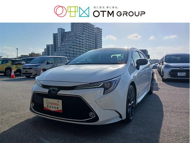 沖縄県の中古車ならカローラ ハイブリッド　ダブルバイビー　フルセグ　メモリーナビ　ミュージックプレイヤー接続可　バックカメラ　衝突被害軽減システム　ＥＴＣ　ドラレコ　ＬＥＤヘッドランプ