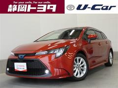 カローラツーリング ハイブリッド S インテリジェントクリアランスソナー ドラレコ付き Rカメラ AAC LEDライト メディアプレイヤー接続 1オーナー車 横滑防止装置 クルコン ETC車載器 キーフリーシステム スマートキー イモビ 中古車画像