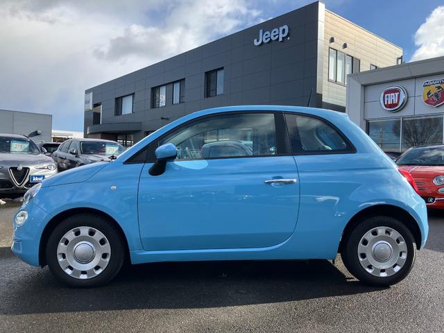 ５００ ツインエア　ポップ　廃番色ブルーヴォラーレ　Ｂｌｕｅｔｏｏｔｈ付き純正モニター　ＥＴＣ　ＬＥＤデイライト　純正１４インチホイール　ＥＴＣ　デュアロジックミッション　ステアリングスイッチ　アイドリングストップ（8枚目）