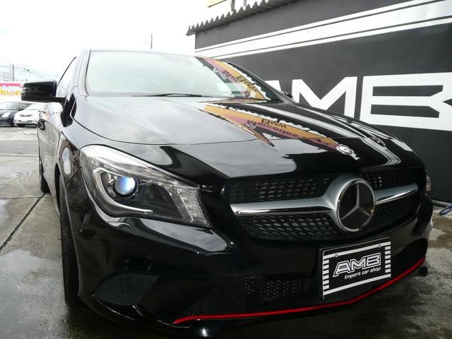 CLA180 1オーナー パドルシフト HID 純正ナビ レーダークルーズ ETC パックカメラ ハーフレザーシート 関東記録簿7枚(3枚目)
