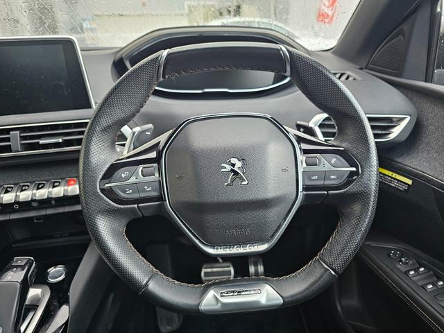 3008 GTライン 純正フルセグナビ ハーフレザー ACC LEDライト 衝突軽減B 電動リアゲート バックカメラ レーンキープ オートライト ブラインドスポットモニター ETC 純正18インチAW(12枚目)