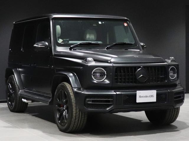 Ｇ６３　ＡＭＧナイトＰＫＧ仕様　Ｇ．ｍａｎｕｆａｋｔｕｒプログラム　マットブラックＡＭＧ２１インチＡＷ　ボディ同色スペアタイヤリング　ベージュシートベルト　フリップダウンモニター　ブラックランニングボード(8枚目)