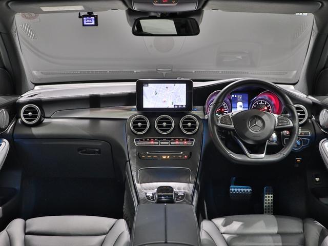 ＧＬＣ４３　４マチック　レザーエクスクルーシブＰＫＧ　ＡＭＧエグゾースト　ナイトＰＫＧ　パノラミックスライディングルーフ　Ｂｕｒｍｅｓｔｅｒ　エアバランスＰＫＧ　ＡＭＧ　ＲＩＤＥ＋ＡＩＲサス　アンビエントライト　ＨＵＤ(2枚目)