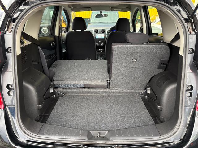 ノート Ｘ　ＤＩＧ－Ｓ　車検２年／ナビ／Ｂカメ／Ｂｌｕｅｔｏｏｔｈ／ＴＶ／ＥＴＣ／禁煙／スマートキー／Ｐスタート／エコスーパーチャージャー／ドアバイザー／Ｔチェーン車／日産純正ＯＰエスティーロアルミホイール１５インチ（46枚目）