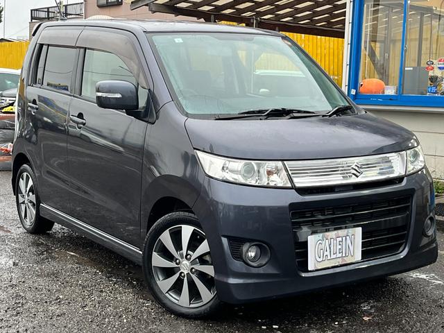 ワゴンＲスティングレー Ｔ　検・２年／２．８万キロ／禁煙車／ナビ／関東仕入／ターボ車／スマートキー／オートＡＣ／Ｔチェーン車／パドルシフト／ＭＴモード付／オートライト／専用エアロ／専用１５ＡＷ／ドアバイザー／ＨＩＤ（7枚目）