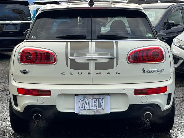 MINI クーパーSD クラブマン 検・2年/ナビ/Bカメ/Bluetooth/禁煙/関東入/ETC/MTモード/Tチェーン/純正17W/前後ドラレコ/LEDライト&LEDフォグ/PVガラス/スマキー/革調シートカバー/パークセンサー(62枚目)