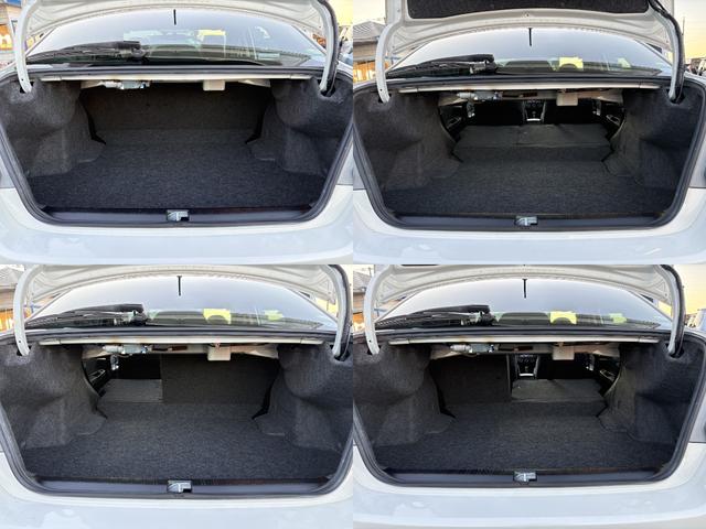 汚れも無くとても綺麗な状態のトランクルームとなります♪トランクルームも深さ・奥行きがあり、大きな荷物でも詰め込めますので利便性◎な車両となります♪ゴルフバックも楽々お積み頂けます♪