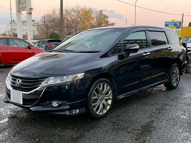 オデッセイ アブソルート ナビ Bカメラ 後席モニター 関東仕入 禁煙 TV DVD再生 HID ETC 純正18AW キーレス Tチェーン Mウィンカー(51枚目)