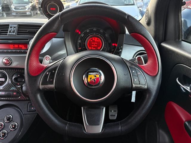 アバルト５９５ ツーリズモ　検２年／ＥＴＣ／キーレス／ＨＩＤ／禁煙車／関東仕入／パドルシフト／レコードモンツァマフラー装備車／専用ヘッドレスト一体型レザースポーツシート／ＫＯＮＩ製アブソーバー／フォグランプ／ブーストメーター（25枚目）