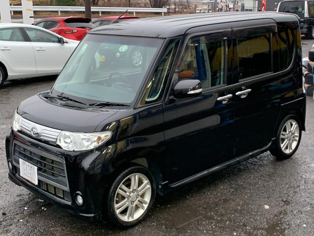 タント カスタムＲＳ　検　２年　後期型　関東仕入　ナビ　Ｂｌｕｅｔｏｏｔｈ　ＴＶ　Ｐスラ　禁煙車　ＥＴＣ　ＨＩＤ　ＡＵＴＯエアコン　Ｆフォグ　Ｄバイザー　Ｗミラー　Ｔチェーン（73枚目）