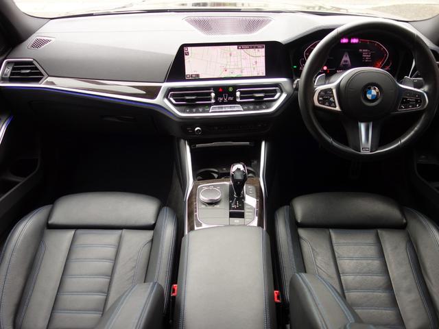 ３シリーズ ３２０ｄ　ｘＤｒｉｖｅ　Ｍスポーツ　正規Ｄラー車　ブルーステッチ入黒革シート　ＯＰ１９インチＡＷ　純正１０．２５インチナビ　全方位カメラ　レーザーライト　パワートランク　ドライビングアシストプロ　シートＨ　４ＷＤ、ツインターボ（8枚目）