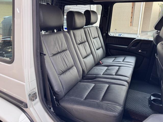 Gクラス G500 ロング 左H 黒革 SR カロッツェリアサイバーナビTV スピーカー、トゥイーターアンプセット リフトアップ 外オートステップ 外ドアミラー 外グリル ルーフライナー、SR張替済 AC修理済 冬タイヤあり(36枚目)