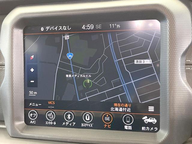 ジープ・ラングラーアンリミテッド サハラ 「Jeep」刺?入り黒革シート シートヒーター アダプティブクルーズコントロール LEDヘッドランプ バック・サイド・フロントカメラ クリアランスソナー 純正ナビTV Bluetooth ETC(8枚目)