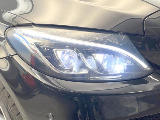 Cクラス C200 4マチックアバンギャルド AMGライン レーダーセーフティパッケージ ベーシックパッケージ 黒革シート シートヒーター ディストロニックプラス 純正ナビ バックカメラ パークトロニック LEDヘッドライト ブラインドスポットアシスト(13枚目)