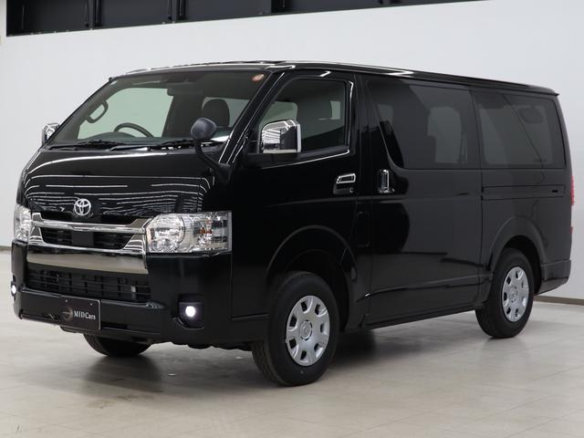 ハイエースバン スーパーGL ダークプライムII デュアルパワースライドドア リヤヒーター&クーラー スマートエントリー トヨタセーフティセンス アクセサリーコンセント プッシュ式オートエアコン 純正フロアマット(5枚目)