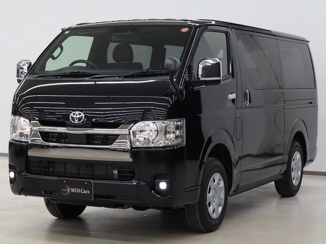 ハイエースバン スーパーGL ダークプライムII デュアルパワースライドドア リヤヒーター&クーラー スマートエントリー トヨタセーフティセンス アクセサリーコンセント プッシュ式オートエアコン 純正フロアマット(6枚目)