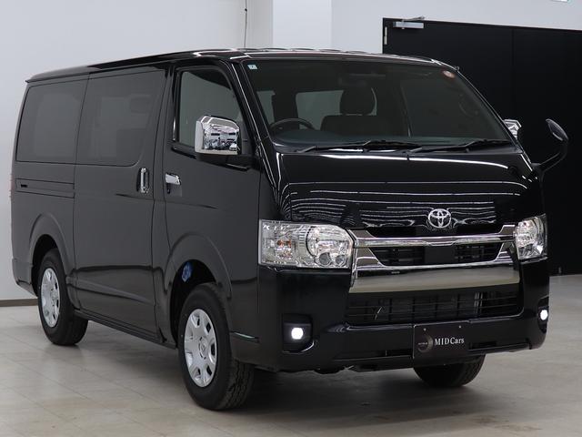 ハイエースバン スーパーGL ダークプライムII デュアルパワースライドドア リヤヒーター&クーラー スマートエントリー トヨタセーフティセンス アクセサリーコンセント プッシュ式オートエアコン 純正フロアマット(8枚目)