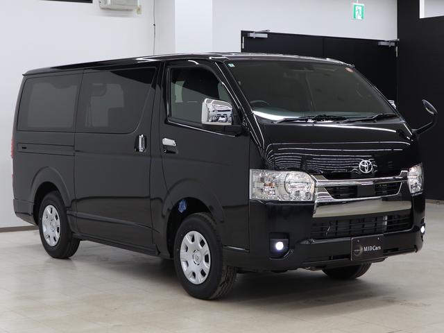 ハイエースバン スーパーGL ダークプライムII デュアルパワースライドドア リヤヒーター&クーラー スマートエントリー トヨタセーフティセンス アクセサリーコンセント プッシュ式オートエアコン 純正フロアマット(9枚目)