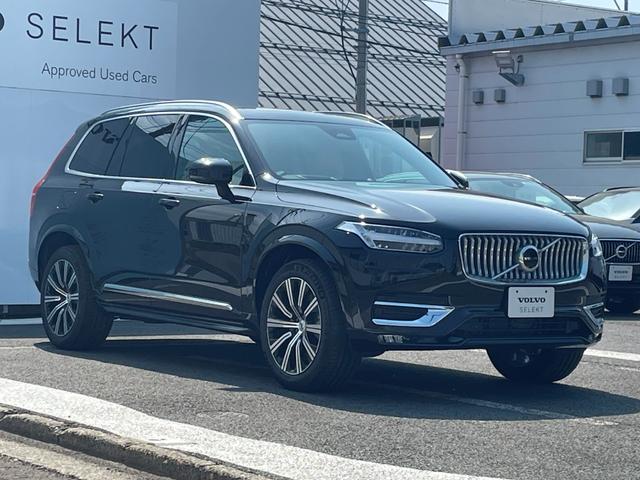 ＸＣ９０ アルティメット　Ｂ６　ＡＷＤ　登録済未使用車　茶革　Ｂ＆Ｗプレミアムサウンド　エアサス　サンルーフ　Ｇｏｏｇｌｅナビ　リモートスターター　マッサージ機能付きベンチレーションシート　シートヒーター　ＡＣＣ　ＬＥＤ　純正ＡＷ（3枚目）