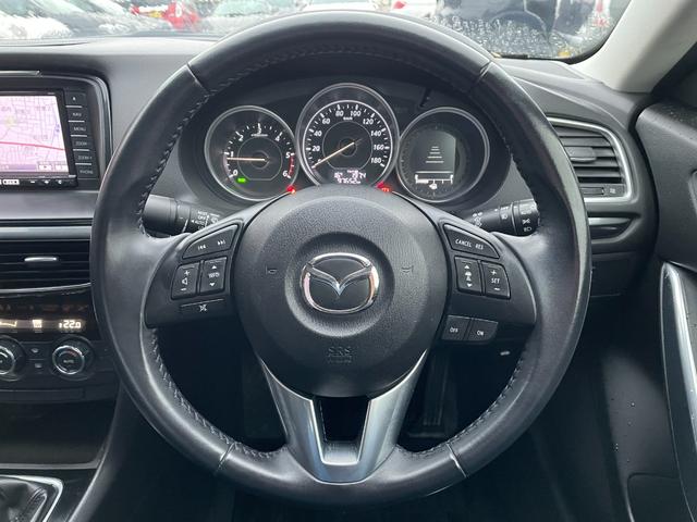 アテンザセダン ＸＤ　６速ＭＴ　禁煙　衝突軽減ブレーキ　ＲＶＭ　レーンキープアシスト　アダプティブヘッドライト　ナビ　バックカメラ　Ｂｌｕｅｔｏｏｔｈ　ＴＶ　ＥＴＣ　ＨＩＤ　ＥＮＫＥＩアルミ　クルコン　スマートキー　ＵＳＢ（63枚目）