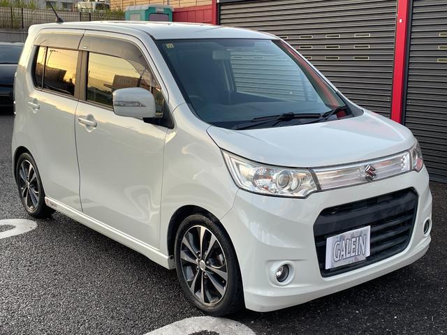 ワゴンＲスティングレー Ｔ　ターボ　ナビ　ＴＶ　ＢＴ接続　ＨＩＤ　オートライト　関東仕入　スマートキー　パドルシフト　ＣＤ＆ＤＶＤ　ミラーウィンカー　ドアバイザー　フォグ　プライバシーガラス　純正アルミ　ＡＵＴＯエアコン　電格Ｍ（41枚目）