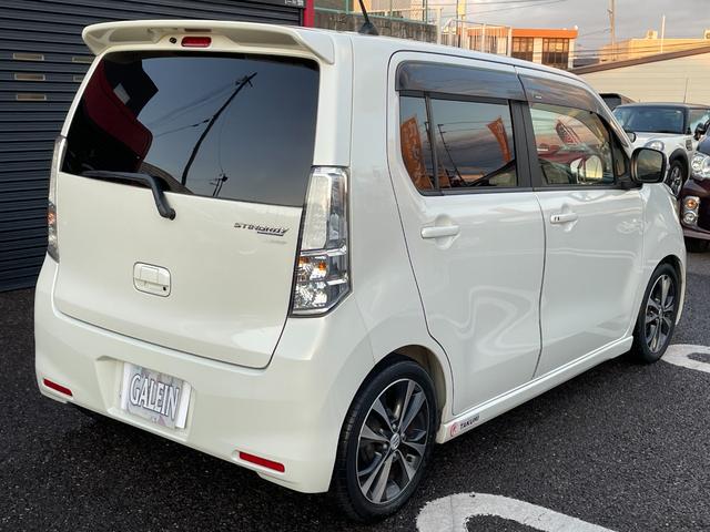 ワゴンＲスティングレー Ｔ　ターボ　ナビ　ＴＶ　ＢＴ接続　ＨＩＤ　オートライト　関東仕入　スマートキー　パドルシフト　ＣＤ＆ＤＶＤ　ミラーウィンカー　ドアバイザー　フォグ　プライバシーガラス　純正アルミ　ＡＵＴＯエアコン　電格Ｍ（44枚目）