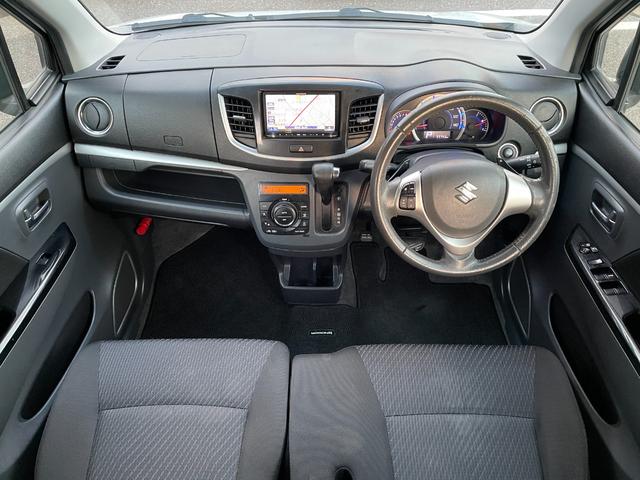 ワゴンＲスティングレー Ｔ　ターボ　ナビ　ＴＶ　ＢＴ接続　ＨＩＤ　オートライト　関東仕入　スマートキー　パドルシフト　ＣＤ＆ＤＶＤ　ミラーウィンカー　ドアバイザー　フォグ　プライバシーガラス　純正アルミ　ＡＵＴＯエアコン　電格Ｍ（60枚目）