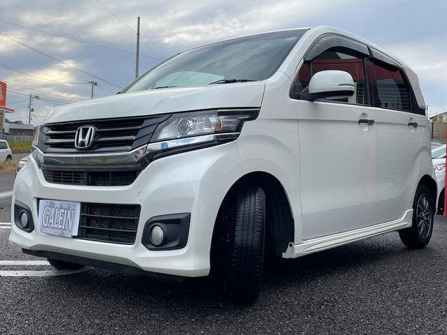 N-WGNカスタム G・Aパッケージ 衝突軽減ブレーキ ハーフレザー ナビ バックカメラ Bluetooth フルセグTV ETC HID オートライト クルコン スマートキー ミュージックサーバー CD&DVD USB AAC 純正AW(12枚目)