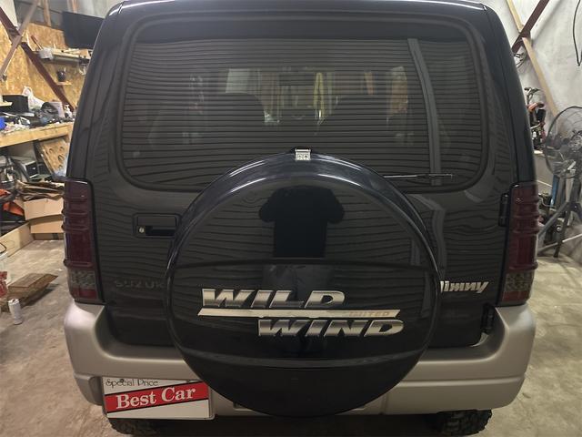 ジムニー ワイルドウインド　４ＷＤ　スマートキー　電動格納ミラー　ＡＴ　ＡＢＳ　ＵＳＢ　アルミホイール　衝突安全ボディ　エアコン　パワーウィンドウ　ターボタイマー（15枚目）