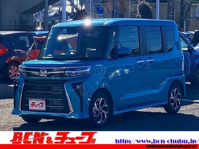 タント カスタムＸ　両側パワースライドドア　両側シートヒーター　衝突軽減ブレーキ　クルーズコントロール　ＬＥＤヘッドライト　ビルトインＥＴＣ　コーナーセンサー　オートハイビーム（1枚目）