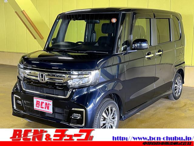 Ｎ－ＢＯＸカスタム Ｌ　４ＷＤ　走行：２００００万キロ　衝突軽減ブレーキ　ナビ　フルセグＴＶ　ＤＶＤ再生　Ｂｌｕｅｔｏｏｔｈ　バックカメラ　ＥＴＣ車載器　ＬＥＤヘッドライト　両側パワースライドドア　プッシュスタート（1枚目）