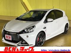 アクア G G’s G’s エアロ アルミホイール ハーフレザーシート 走行:28000キロ ナビ TV DVD再生 Bluetooth ETC車載器 中古車画像