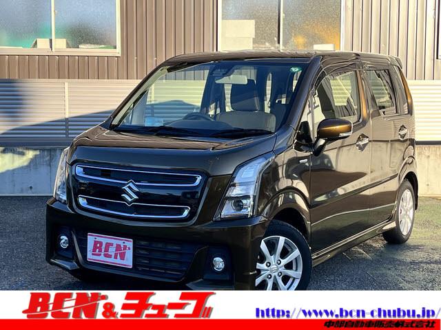 ワゴンRスティングレー(スズキ) ハイブリッドX デュアルセンサーブレーキサポート☆プッシュスタート☆純正CDデッキ☆LEDヘッドライト☆オートライト☆アイドリングストップ☆車線逸脱警報☆横滑り防止☆ISOFIX対応☆アームレストコンソール☆ 中古車画像