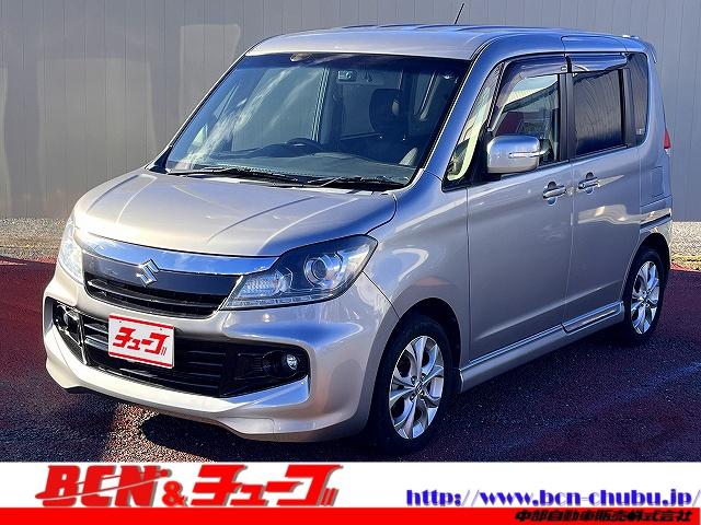 ソリオバンディット DJE DJE 左側パワースライドドア レーダーブレーキサポート キーフリーエントリーシステム プッシュエンジンスタート ブルートゥース 社外ナビゲーション DVD視聴可能 クルーズコントロール(1枚目)