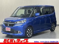 ソリオバンディット ハイブリッドMV ハイブリッドMV 社外ナビ/フルセグTV/bluetooth/バックカメラ 片側パワースライドドア スマートキー ステアリングスイッチ 純正アルミホイール シートヒーター フォグランプ 中古車画像