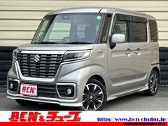 スペーシアカスタム ハイブリッドXS レーダーブレーキ 両側パワースライドドア 純正SDナビ フルセグTV バックカメラ Bluetooth 純正アルミホイール キーフリー LEDヘッドライト シートヒーター 中古車画像