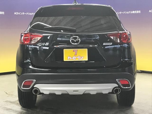 ＣＸ－５ ＸＤ　Ｌパッケージ　社外ナビ／フルセグＴＶ／ＣＤ／ＤＶＤ／ＢＴオーディオ／前後ドラレコ／クルコン／衝突軽減ブレーキ／パワーシート／１７インチアルミ／革シート／バックカメラ／純正１９インチアルミホイールＨＩＤオートライト（7枚目）