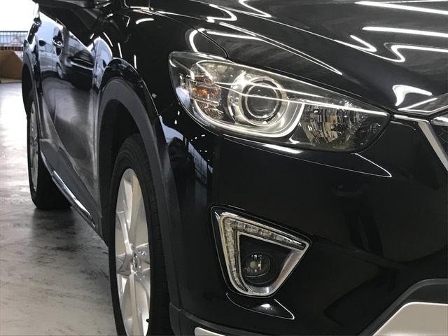 ＣＸ－５ ＸＤ　Ｌパッケージ　社外ナビ／フルセグＴＶ／ＣＤ／ＤＶＤ／ＢＴオーディオ／前後ドラレコ／クルコン／衝突軽減ブレーキ／パワーシート／１７インチアルミ／革シート／バックカメラ／純正１９インチアルミホイールＨＩＤオートライト（30枚目）