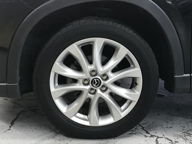 ＣＸ－５ ＸＤ　Ｌパッケージ　社外ナビ／フルセグＴＶ／ＣＤ／ＤＶＤ／ＢＴオーディオ／前後ドラレコ／クルコン／衝突軽減ブレーキ／パワーシート／１７インチアルミ／革シート／バックカメラ／純正１９インチアルミホイールＨＩＤオートライト（34枚目）