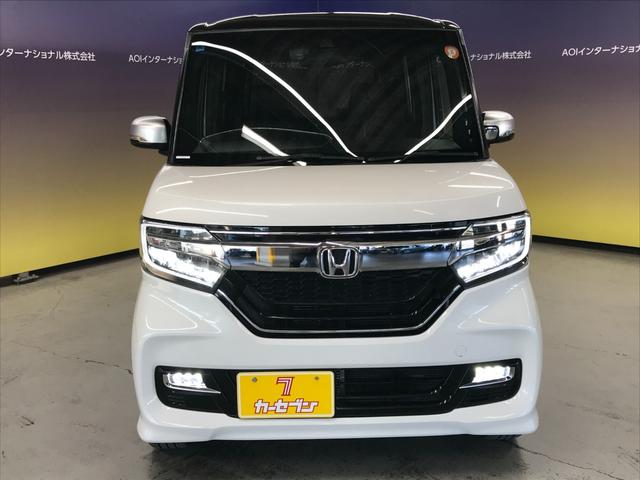 N-BOXカスタム G・EXターボホンダセンシング 8インチ純正メモリーナビ 両側パワスラ シートヒーター BTオーディオ 前後Dレコ バックカメラ オートLED CD DVD USB 追従クルコン 衝突軽減ブレーキ 車線逸脱防止システム(7枚目)