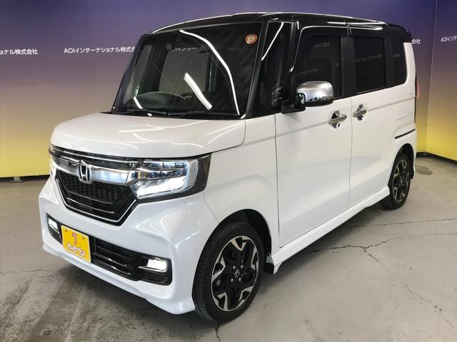 N-BOXカスタム G・EXターボホンダセンシング 8インチ純正メモリーナビ 両側パワスラ シートヒーター BTオーディオ 前後Dレコ バックカメラ オートLED CD DVD USB 追従クルコン 衝突軽減ブレーキ 車線逸脱防止システム(10枚目)